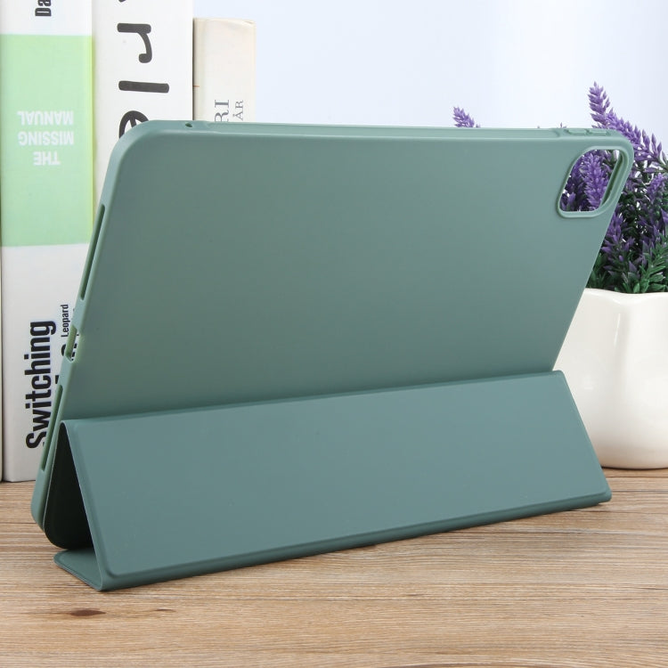 For iPad Pro 13 2025 / 2024 GEBEI 3-folding Holder Shockproof Flip Leather Tablet Case