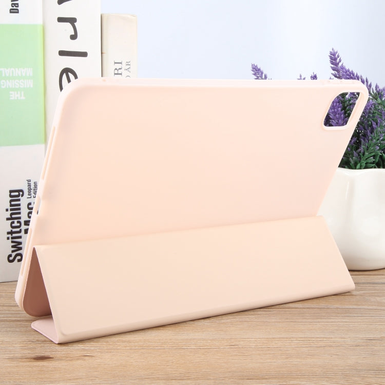 For iPad Pro 13 2025 / 2024 GEBEI 3-folding Holder Shockproof Flip Leather Tablet Case