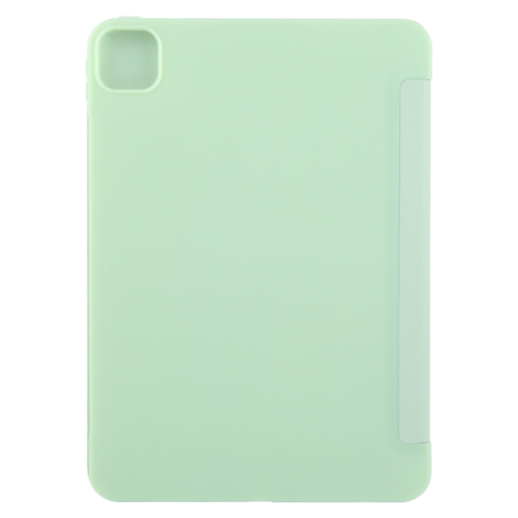 For iPad Pro 13 2025 / 2024 GEBEI 3-folding Holder Shockproof Flip Leather Tablet Case