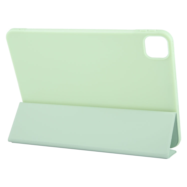 For iPad Pro 13 2025 / 2024 GEBEI 3-folding Holder Shockproof Flip Leather Tablet Case