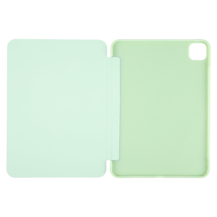 For iPad Pro 13 2025 / 2024 GEBEI 3-folding Holder Shockproof Flip Leather Tablet Case
