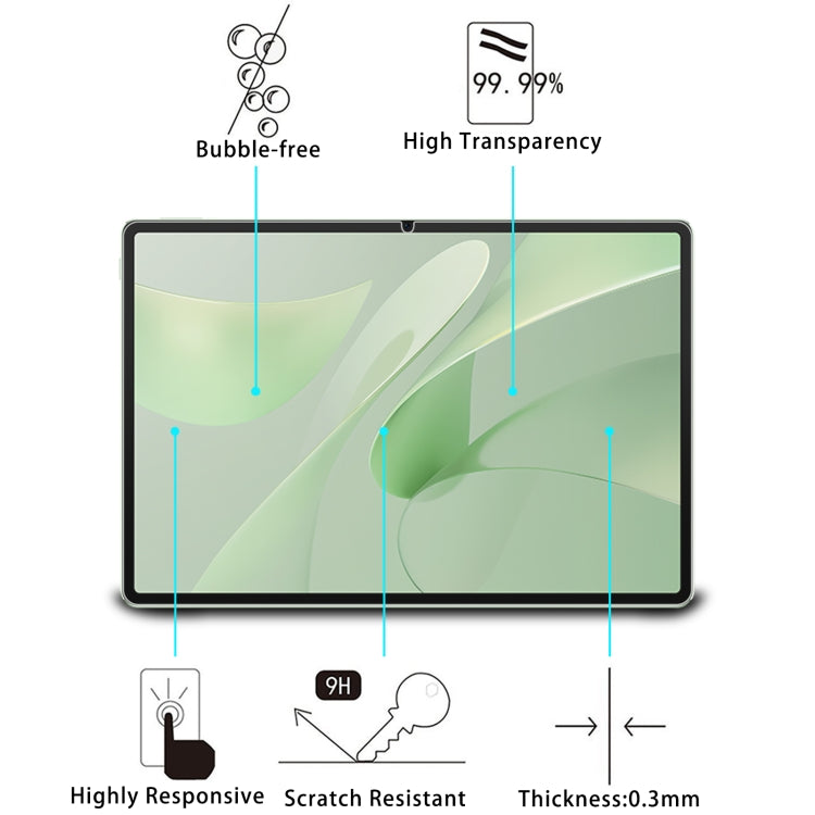 For Huawei MatePad 12 X 9H 0.3mm Explosion-proof Tempered Glass Film