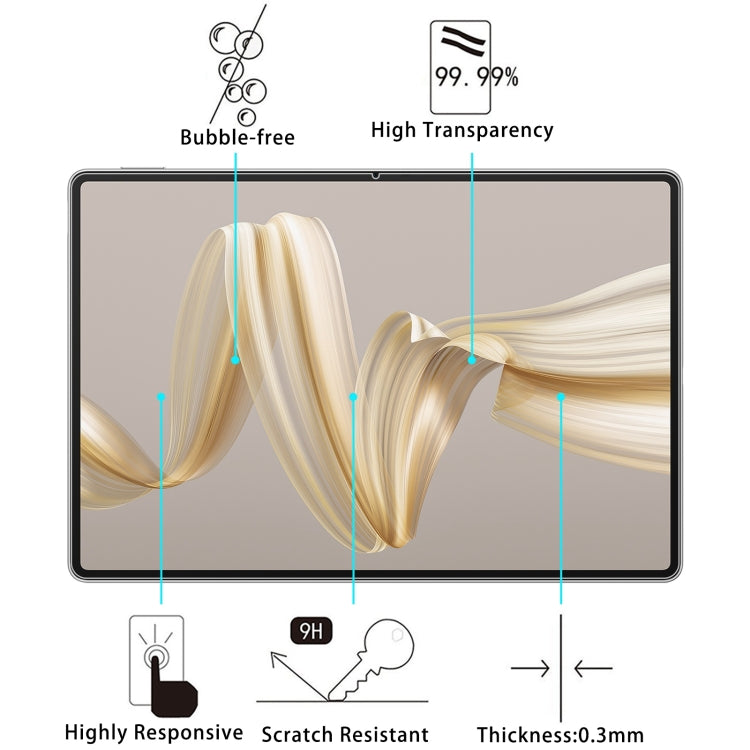 For Huawei MatePad Pro 12.2 2025 / 2024 2pcs 9H 0.3mm Explosion-proof Tempered Glass Film