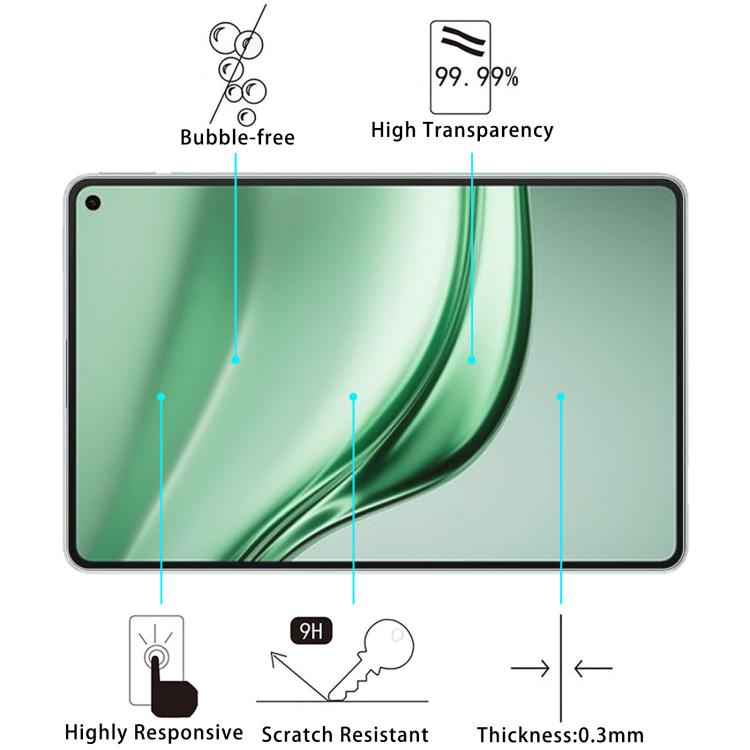 For Huawei MatePad Mini 2025 2pcs 9H 0.3mm Explosion-proof Tempered Glass Film