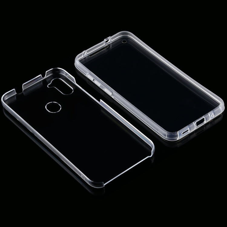 For Samsung Galaxy A11 PC+TPU Ultra-Thin Double-Sided All-Inclusive Transparent Mobile Phone Case
