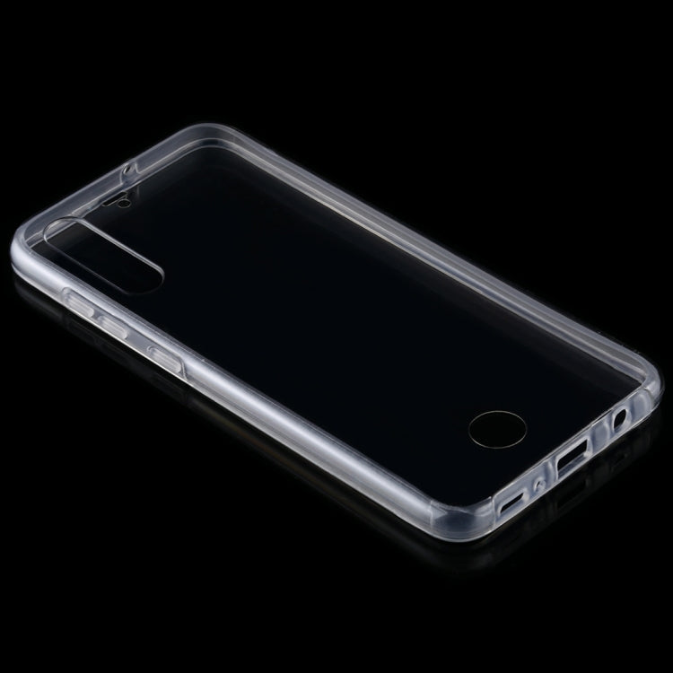 For Samsung Galaxy A70 PC+TPU Ultra-Thin Double-Sided All-Inclusive Transparent Mobile Phone Case