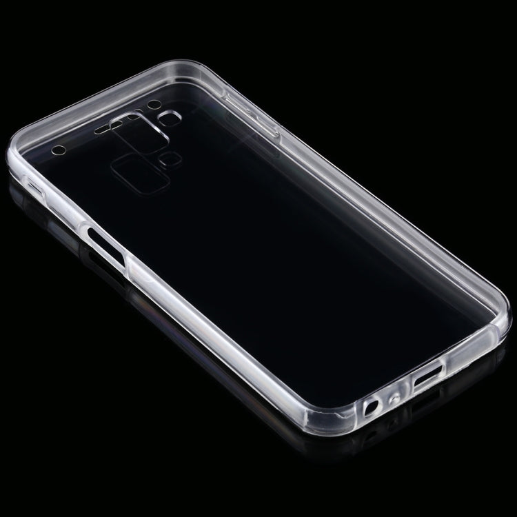 For Samsung Galaxy J6+ PC+TPU Ultra-Thin Double-Sided All-Inclusive Transparent Mobile Phone Case