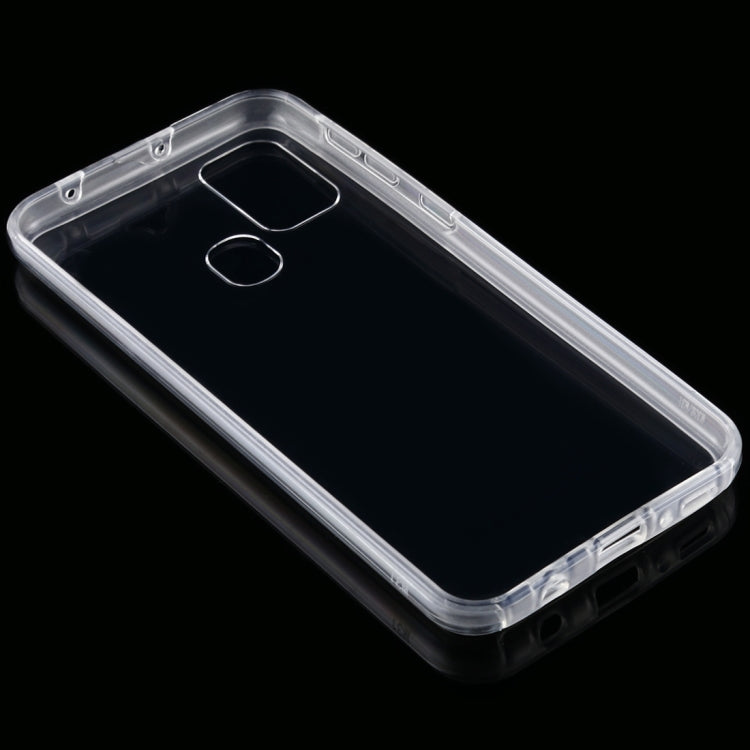 For Samsung Galaxy M31 PC+TPU Ultra-Thin Double-Sided All-Inclusive Transparent Mobile Phone Case