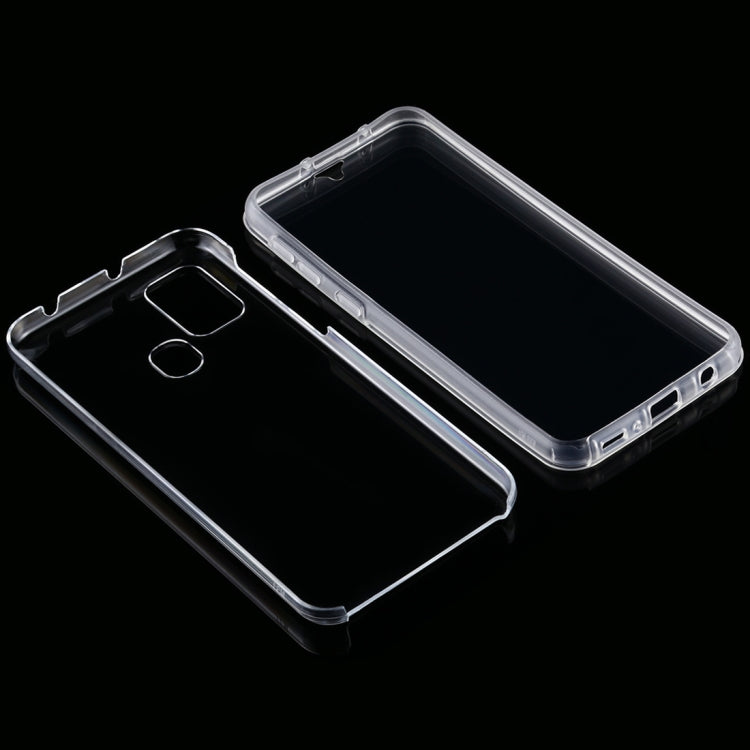 For Samsung Galaxy M31 PC+TPU Ultra-Thin Double-Sided All-Inclusive Transparent Mobile Phone Case
