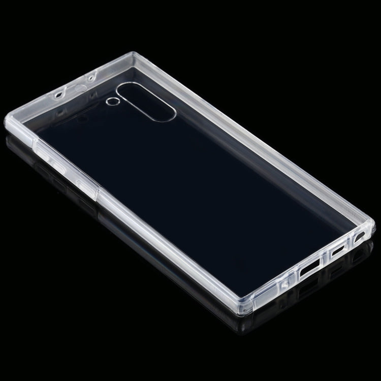For Samsung Galaxy Note10 PC+TPU Ultra-Thin Double-Sided All-Inclusive Transparent Mobile Phone Case