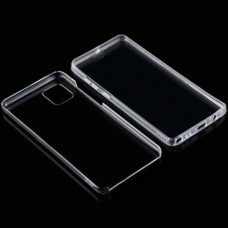 For Samsung Galaxy Note10 Lite PC+TPU Ultra-Thin Double-Sided All-Inclusive Transparent Mobile Phone Case