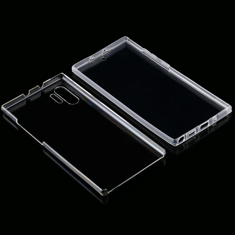 For Samsung Galaxy Note10 Plus PC+TPU Ultra-Thin Double-Sided All-Inclusive Transparent Mobile Phone Case