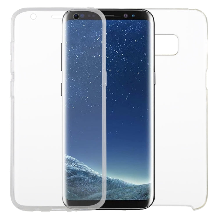 For Samsung Galaxy S8 PC+TPU Ultra-Thin Double-Sided All-Inclusive Transparent Mobile Phone Case