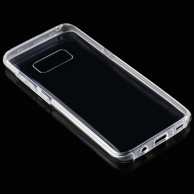 For Samsung Galaxy S8 PC+TPU Ultra-Thin Double-Sided All-Inclusive Transparent Mobile Phone Case