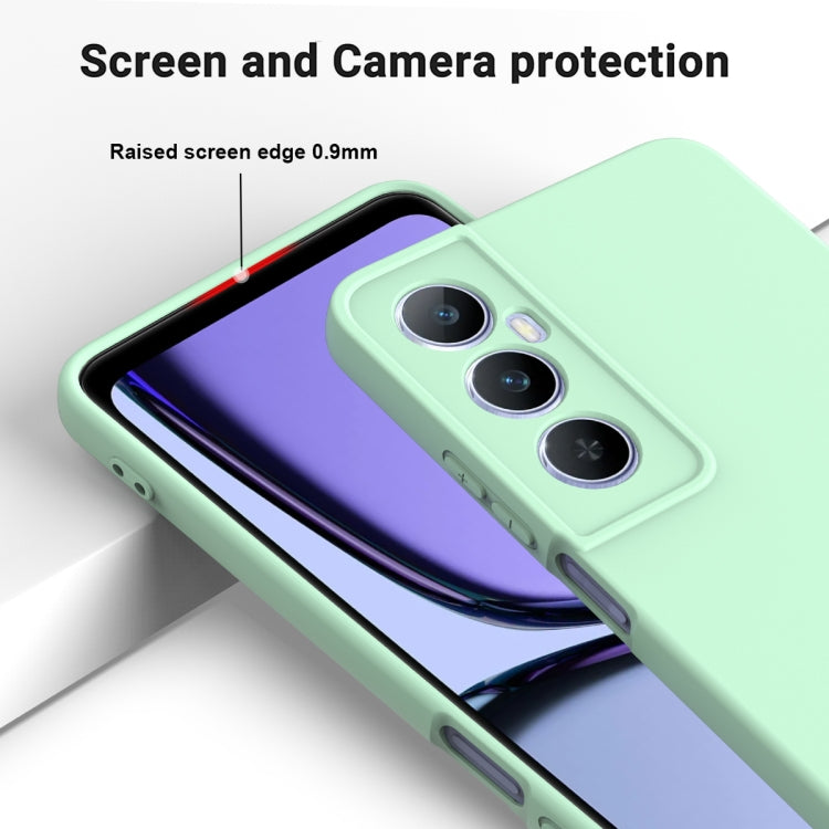 For Realme C65 4G Solid Color Liquid Silicone Dropproof Full Coverage Phone Case