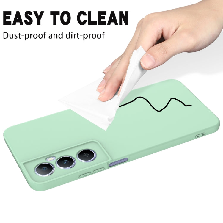 For Realme C65 4G Solid Color Liquid Silicone Dropproof Full Coverage Phone Case