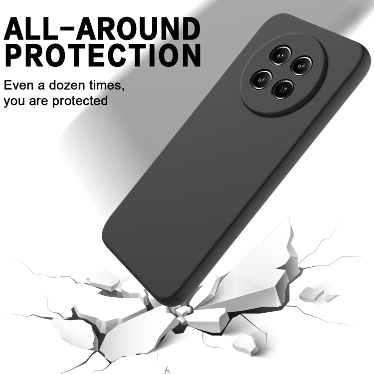 For Realme Narzo 70x Solid Color Liquid Silicone Dropproof Full Coverage Phone Case