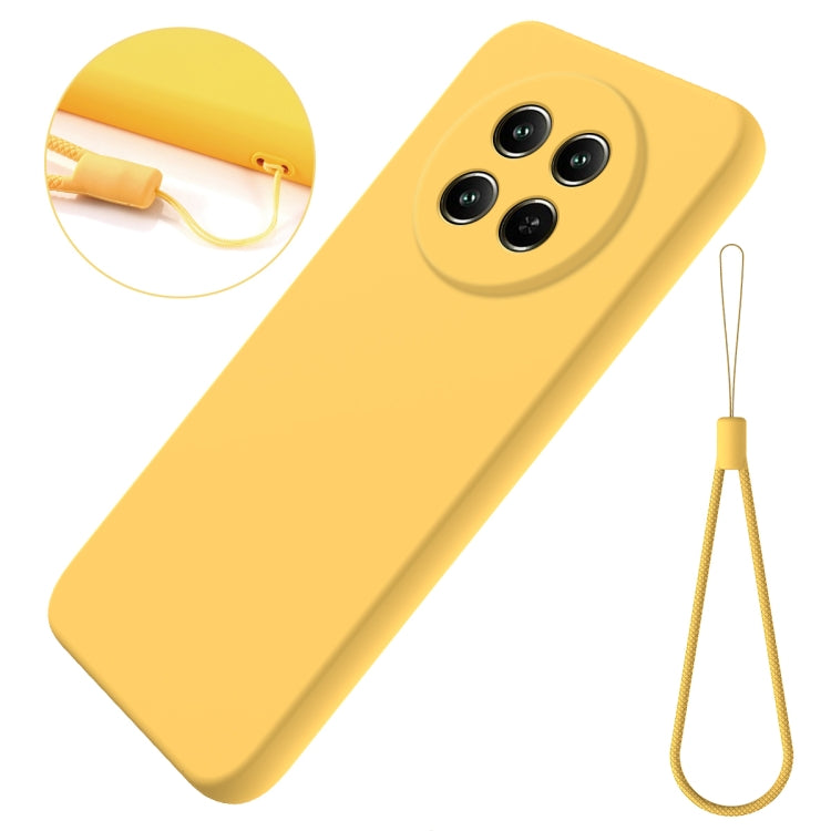 For Realme Narzo 70x Solid Color Liquid Silicone Dropproof Full Coverage Phone Case