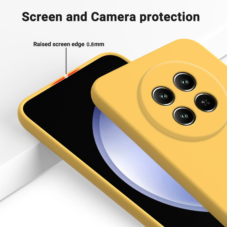 For Realme Narzo 70x Solid Color Liquid Silicone Dropproof Full Coverage Phone Case