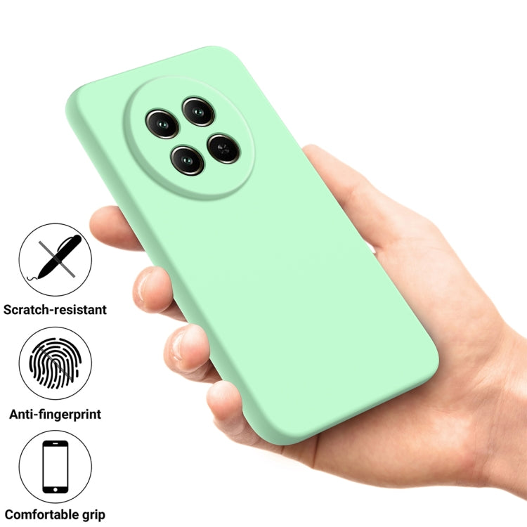 For Realme Narzo 70x Solid Color Liquid Silicone Dropproof Full Coverage Phone Case