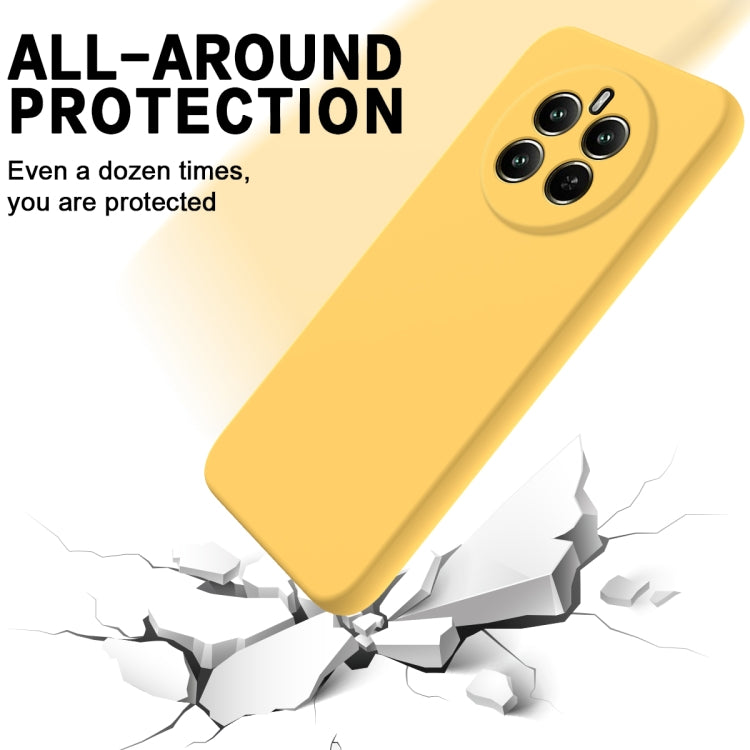 For Realme P1 Pro Solid Color Liquid Silicone Dropproof Full Coverage Phone Case