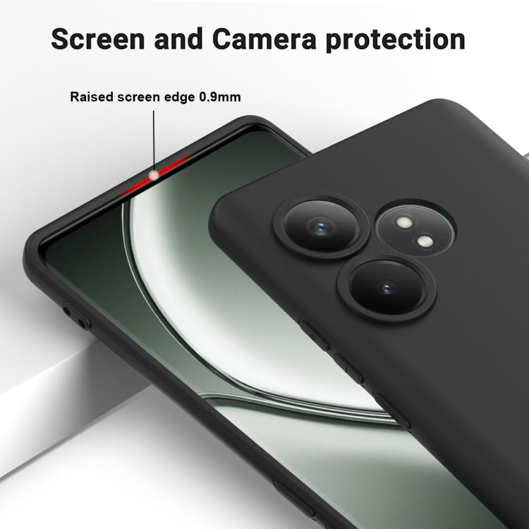 For Realme GT 6T / GT Neo6 / GT 6 Solid Color Liquid Silicone Dropproof Full Coverage Phone Case