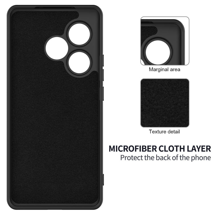For Realme GT 6T / GT Neo6 / GT 6 Solid Color Liquid Silicone Dropproof Full Coverage Phone Case