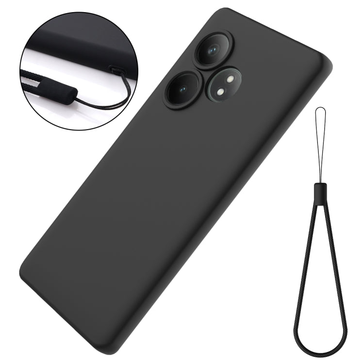 For Realme GT 6T / GT Neo6 / GT 6 Solid Color Liquid Silicone Dropproof Full Coverage Phone Case