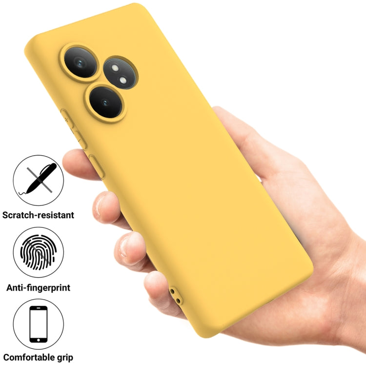 For Realme GT 6T / GT Neo6 / GT 6 Solid Color Liquid Silicone Dropproof Full Coverage Phone Case
