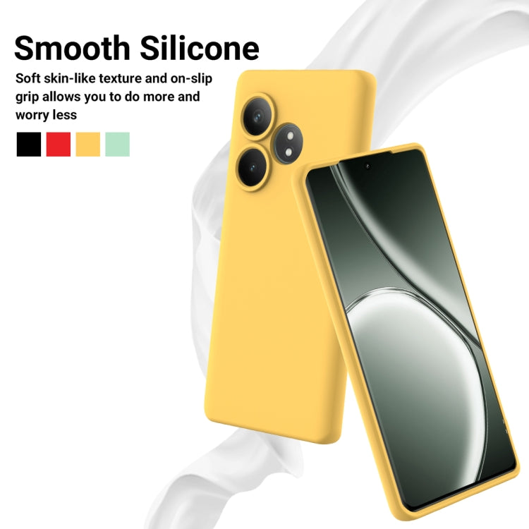 For Realme GT 6T / GT Neo6 / GT 6 Solid Color Liquid Silicone Dropproof Full Coverage Phone Case