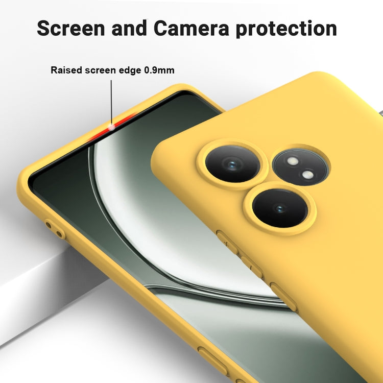 For Realme GT 6T / GT Neo6 / GT 6 Solid Color Liquid Silicone Dropproof Full Coverage Phone Case