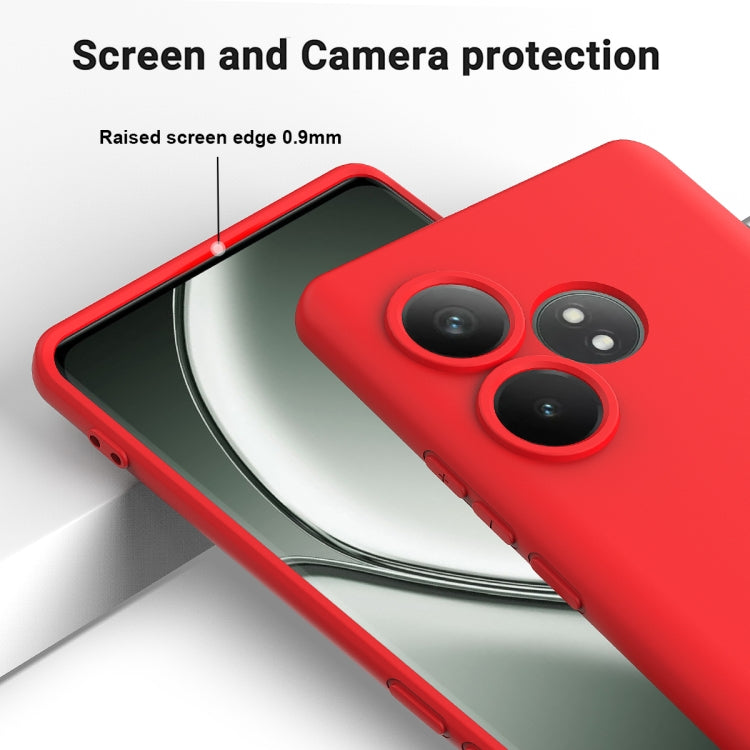 For Realme GT 6T / GT Neo6 / GT 6 Solid Color Liquid Silicone Dropproof Full Coverage Phone Case