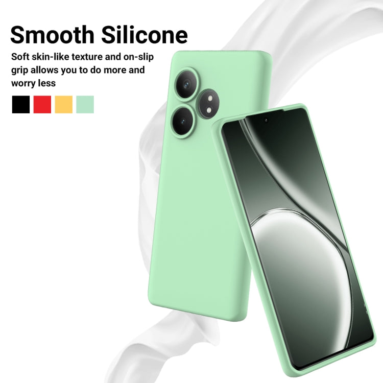For Realme GT 6T / GT Neo6 / GT 6 Solid Color Liquid Silicone Dropproof Full Coverage Phone Case