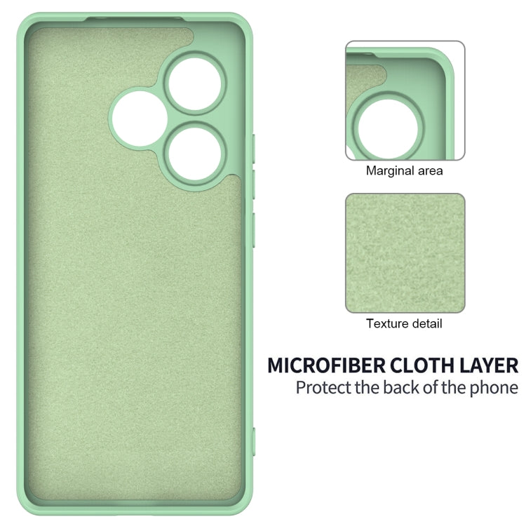 For Realme GT 6T / GT Neo6 / GT 6 Solid Color Liquid Silicone Dropproof Full Coverage Phone Case