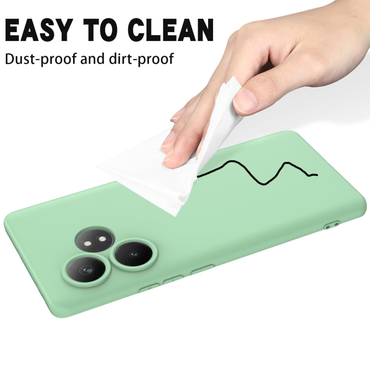 For Realme GT 6T / GT Neo6 / GT 6 Solid Color Liquid Silicone Dropproof Full Coverage Phone Case