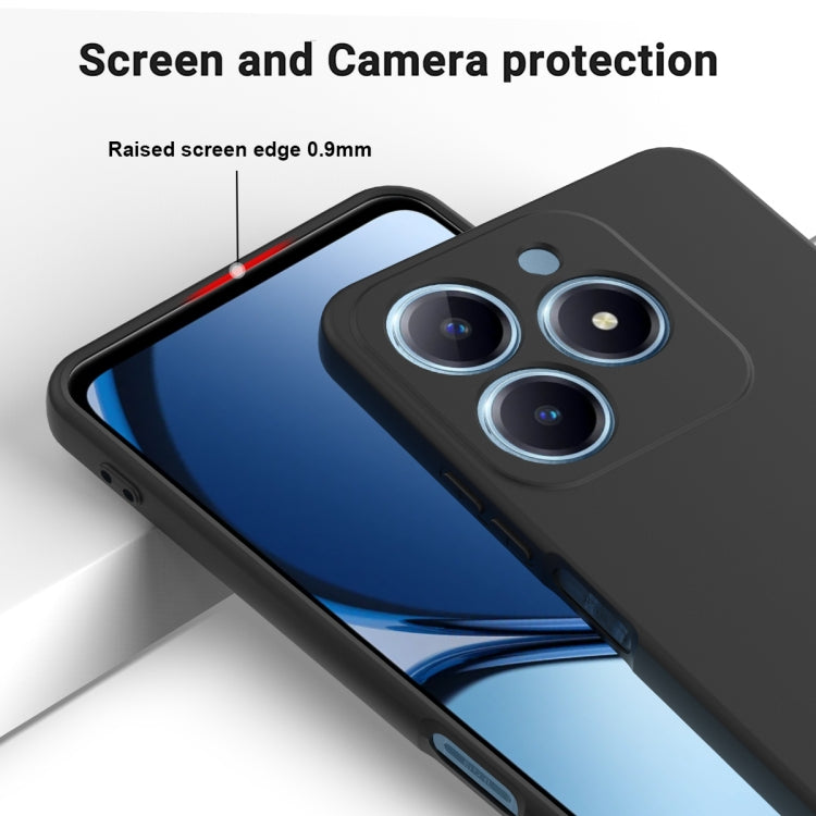 For Realme C61 Global Solid Color Liquid Silicone Dropproof Full Coverage Phone Case