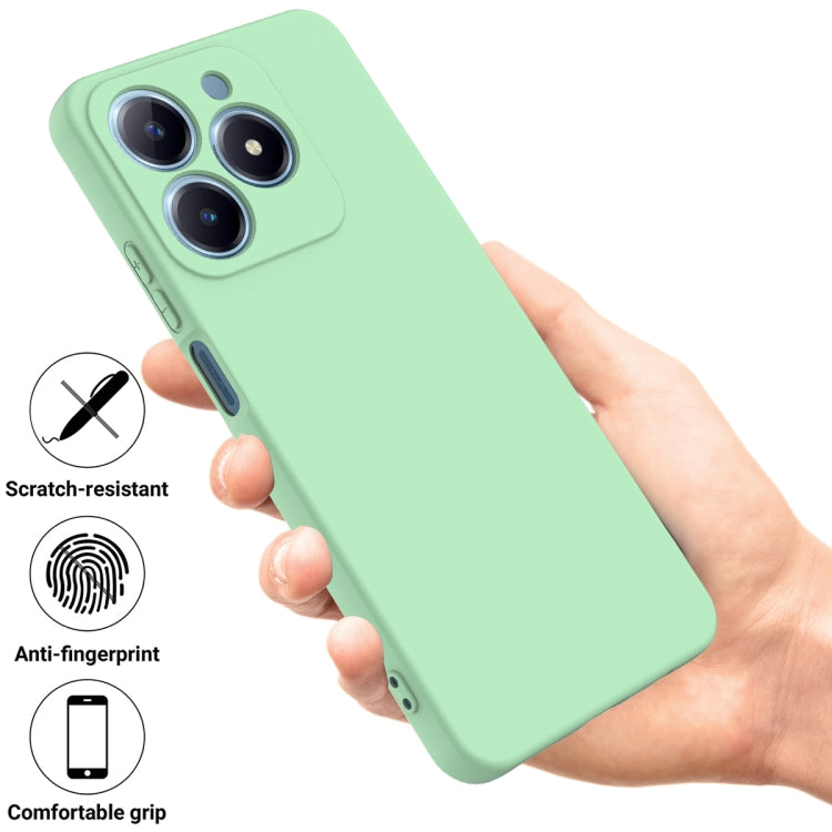 For Realme C61 Global Solid Color Liquid Silicone Dropproof Full Coverage Phone Case