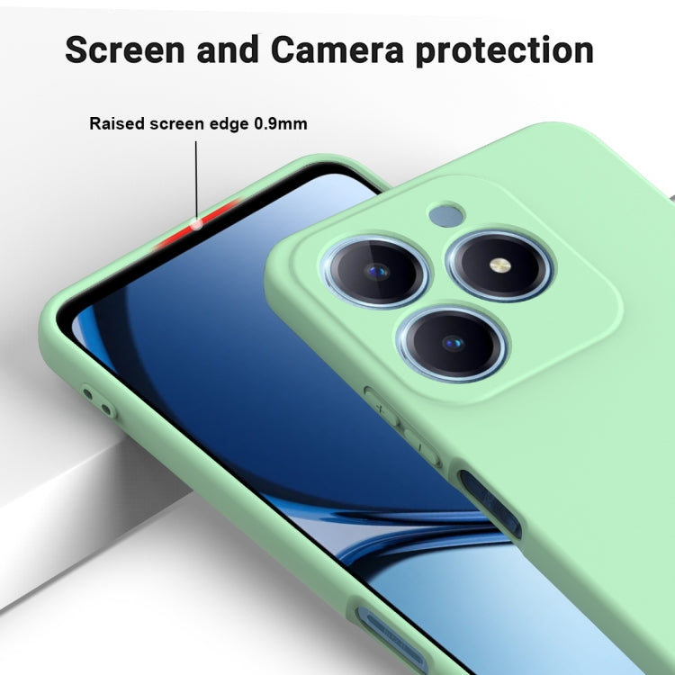 For Realme C61 Global Solid Color Liquid Silicone Dropproof Full Coverage Phone Case