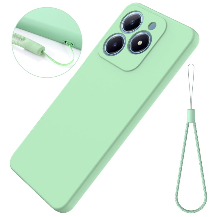 For Realme C61 Global Solid Color Liquid Silicone Dropproof Full Coverage Phone Case