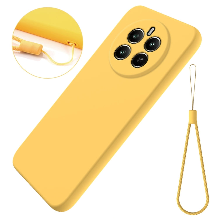 For Realme 13 4G / 12 4G Solid Color Liquid Silicone Dropproof Full Coverage Phone Case