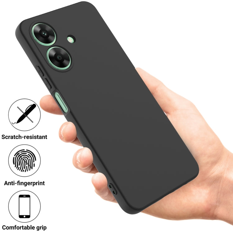For Realme Note 60 Solid Color Liquid Silicone Dropproof Full Coverage Phone Case