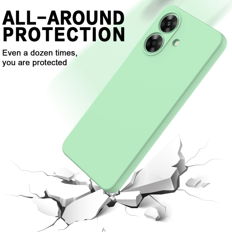 For Realme Note 60 Solid Color Liquid Silicone Dropproof Full Coverage Phone Case
