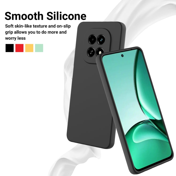 For Realme C63 5G / V60 5G Solid Color Liquid Silicone Dropproof Full Coverage Phone Case