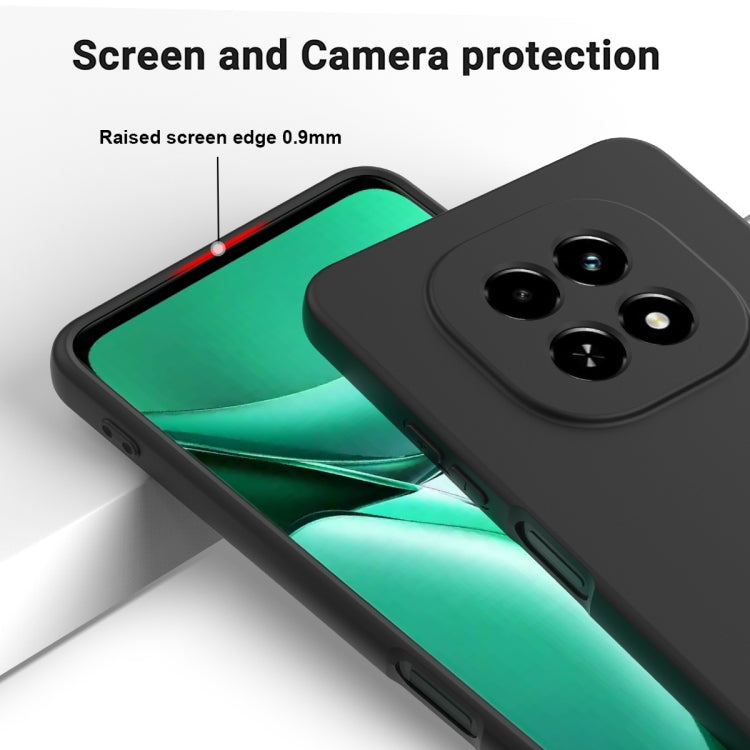 For Realme C63 5G / V60 5G Solid Color Liquid Silicone Dropproof Full Coverage Phone Case
