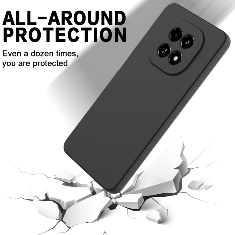 For Realme C63 5G / V60 5G Solid Color Liquid Silicone Dropproof Full Coverage Phone Case