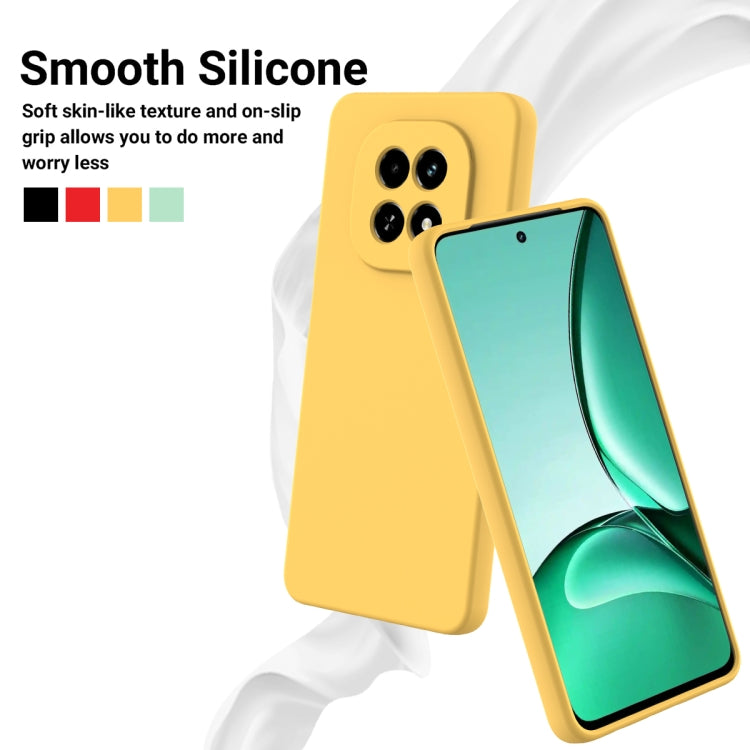 For Realme C63 5G / V60 5G Solid Color Liquid Silicone Dropproof Full Coverage Phone Case