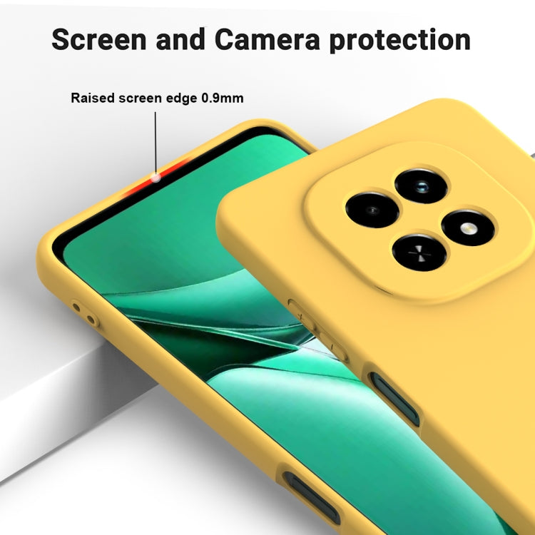For Realme C63 5G / V60 5G Solid Color Liquid Silicone Dropproof Full Coverage Phone Case