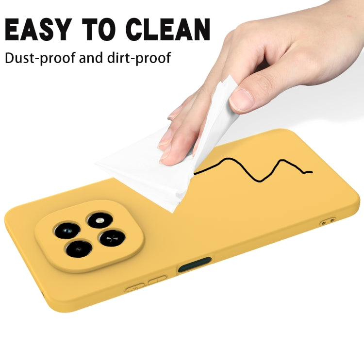 For Realme C63 5G / V60 5G Solid Color Liquid Silicone Dropproof Full Coverage Phone Case