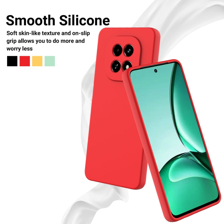 For Realme C63 5G / V60 5G Solid Color Liquid Silicone Dropproof Full Coverage Phone Case