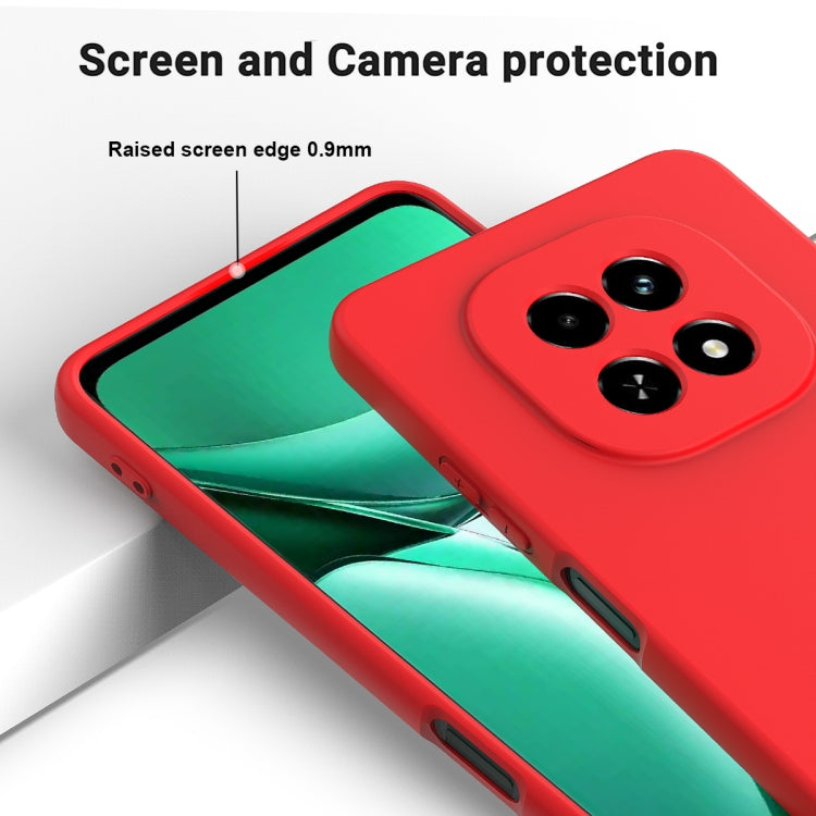 For Realme C63 5G / V60 5G Solid Color Liquid Silicone Dropproof Full Coverage Phone Case